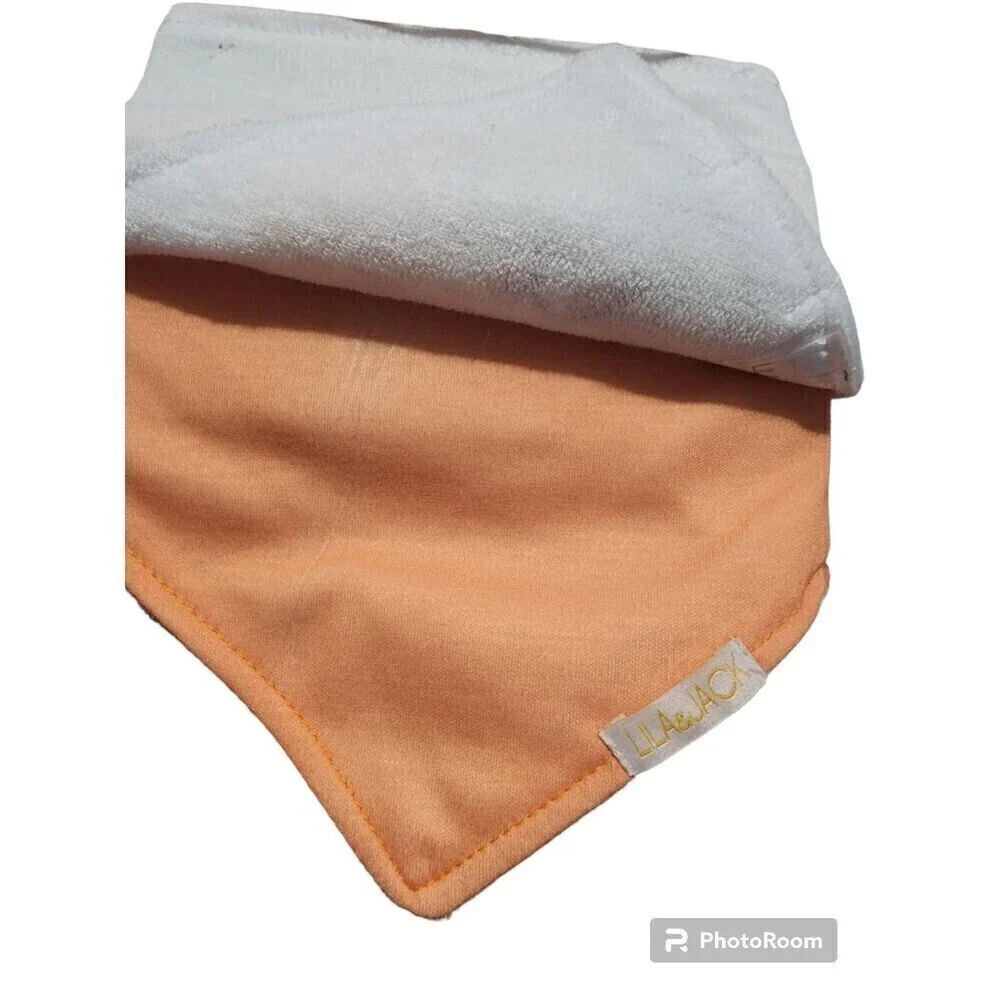 Lila & Jack Pumpkin Wrap Fall Headband & Bib 5-Piece Set